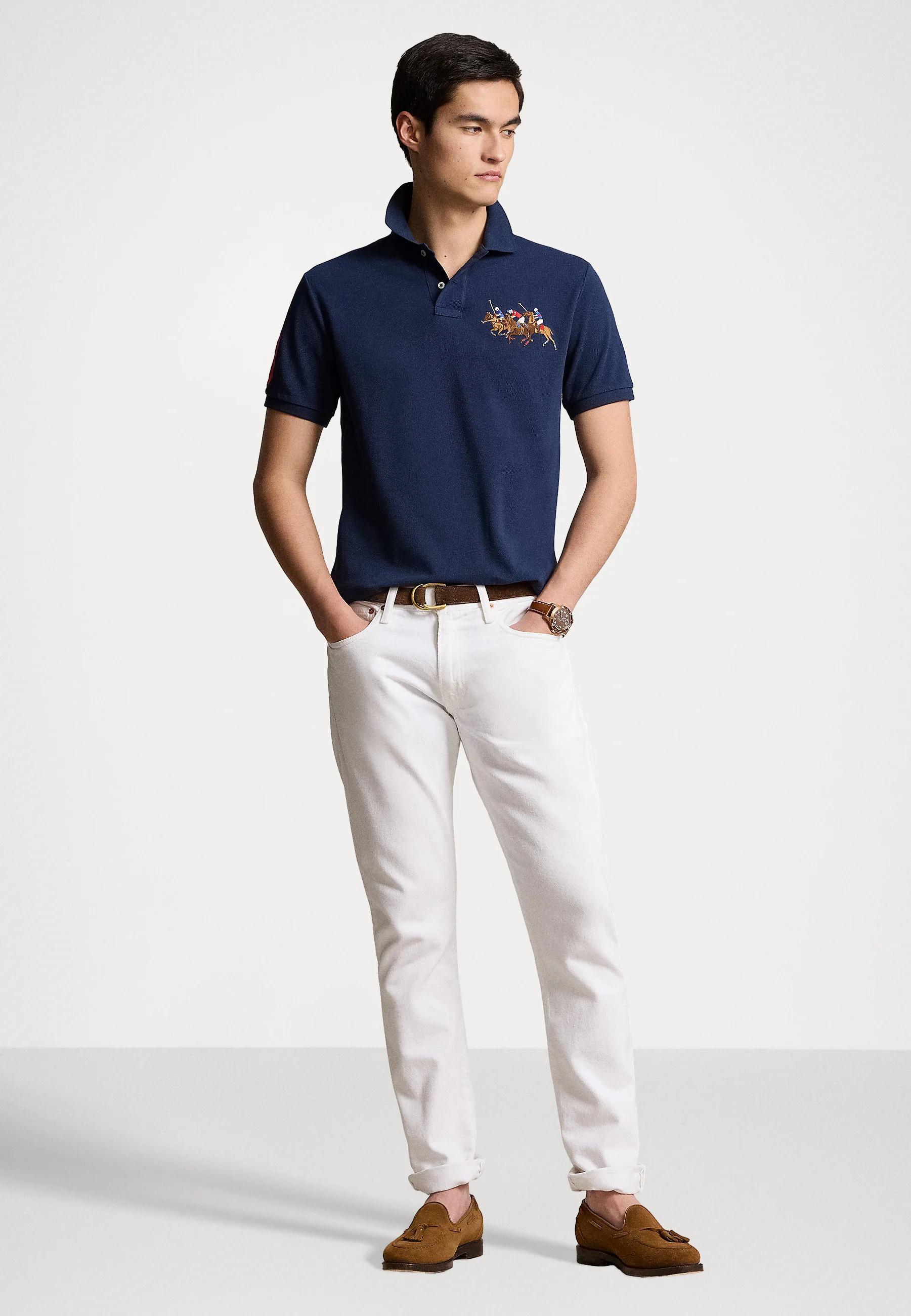 Polo Ralph Lauren CUSTOM SLIM FIT TRIPLE-PONY - Polo