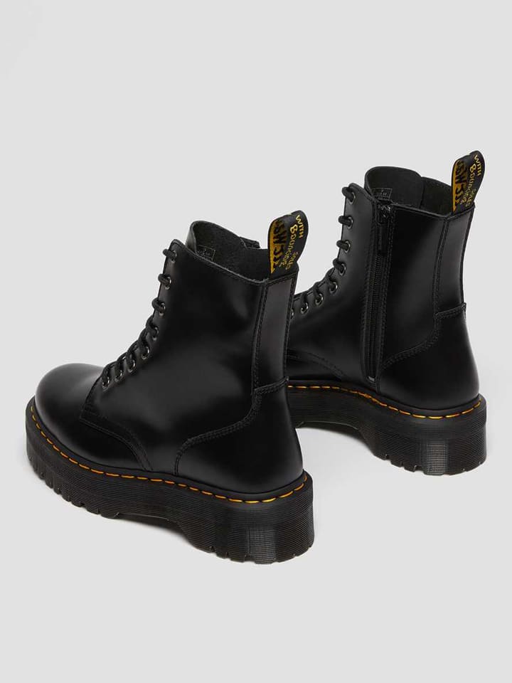 Dr. Martens Leder-Boots in Schwarz günstig kaufen