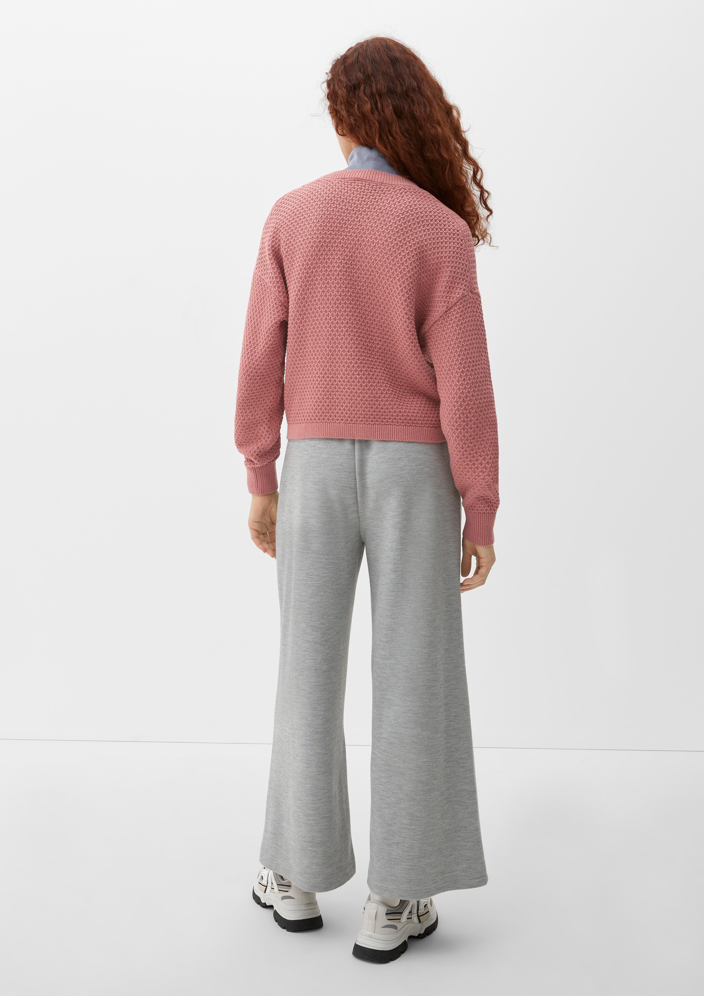 Strickcardigan mit feinem Muster  2125126-2068
