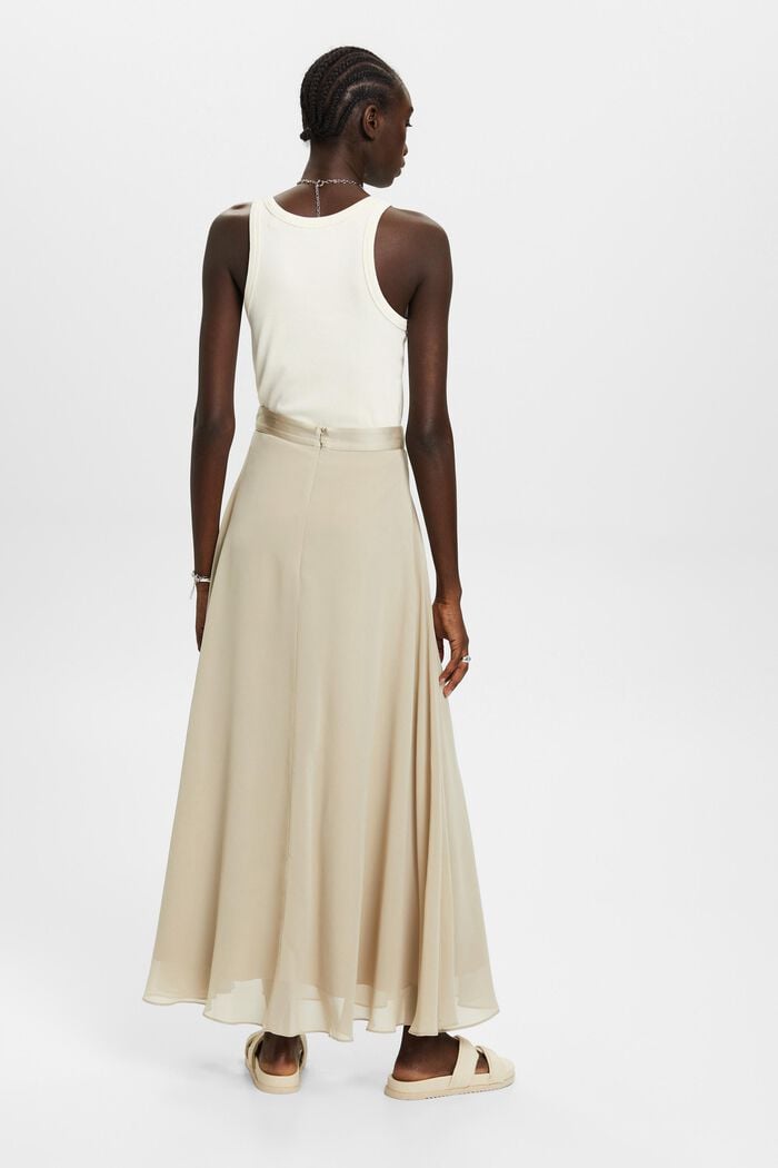 Maxi-Rock aus Chiffon