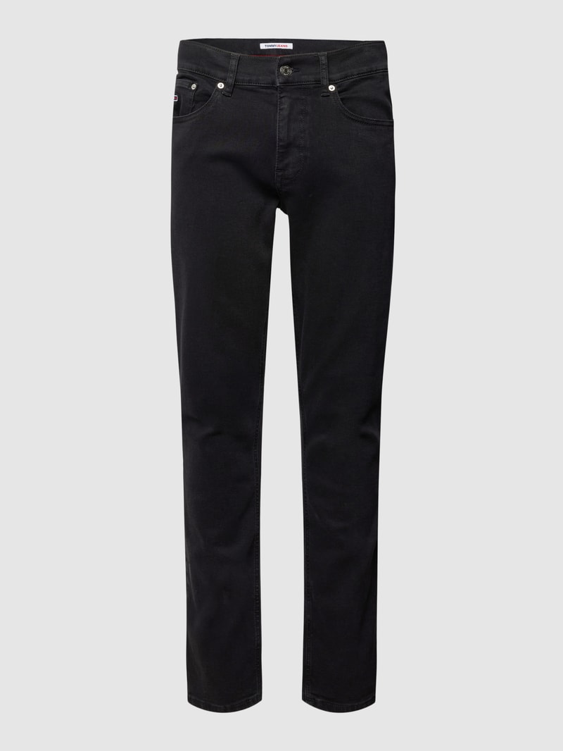 Jeans im 5-Pocket-Design Modell 'AUSTIN' in schwarz
