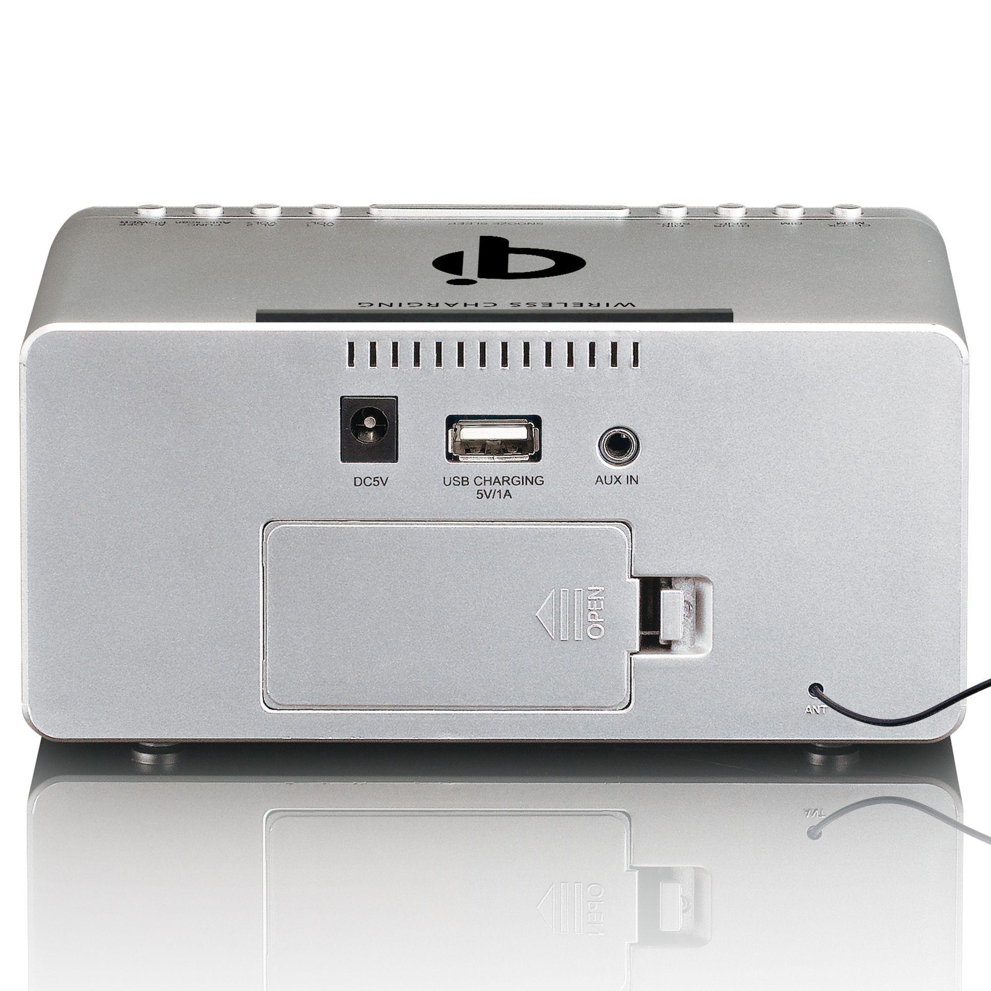 Lenco CR-550 Stereo FM Weckerradio