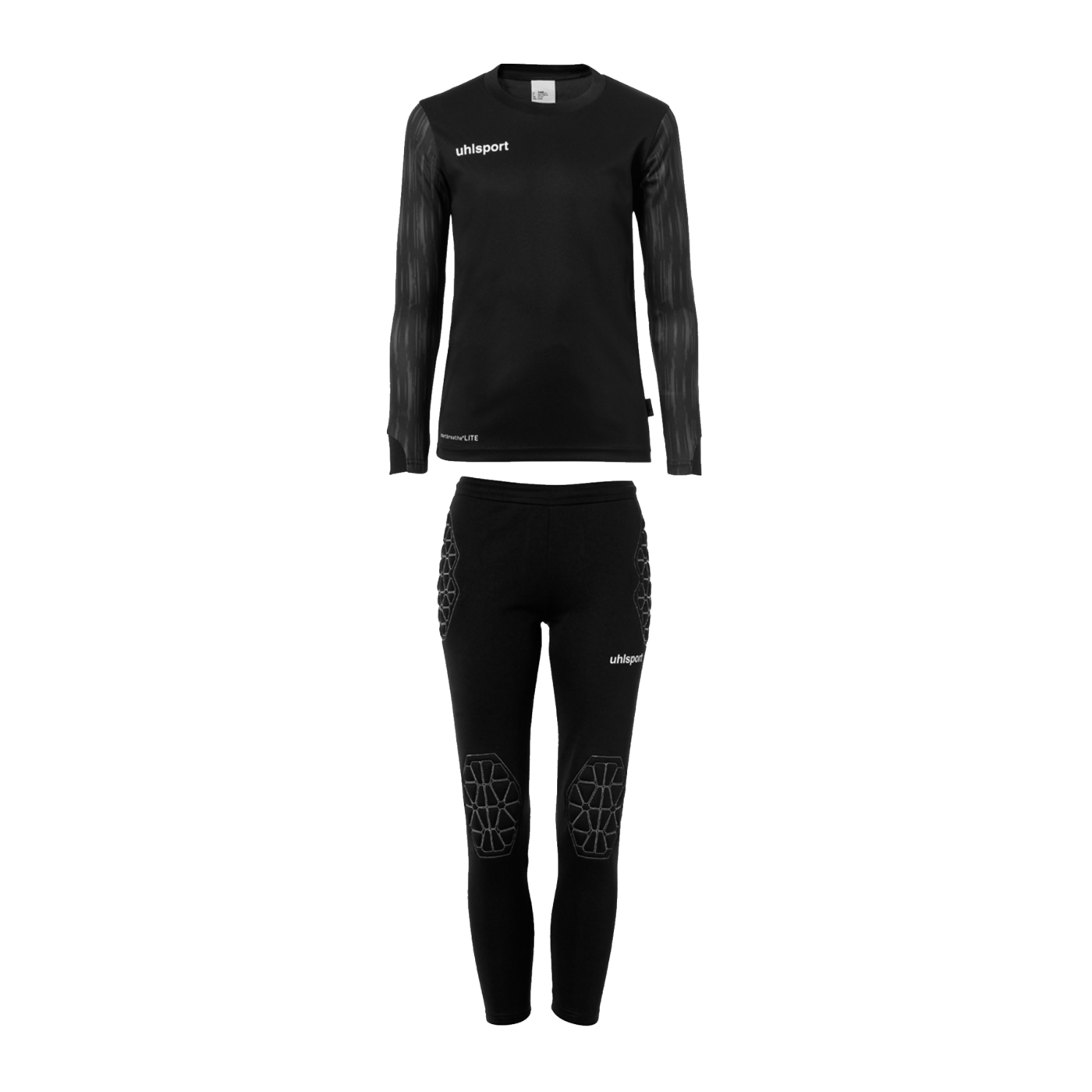 Uhlsport Reaction Torwartset Kids Schwarz F01