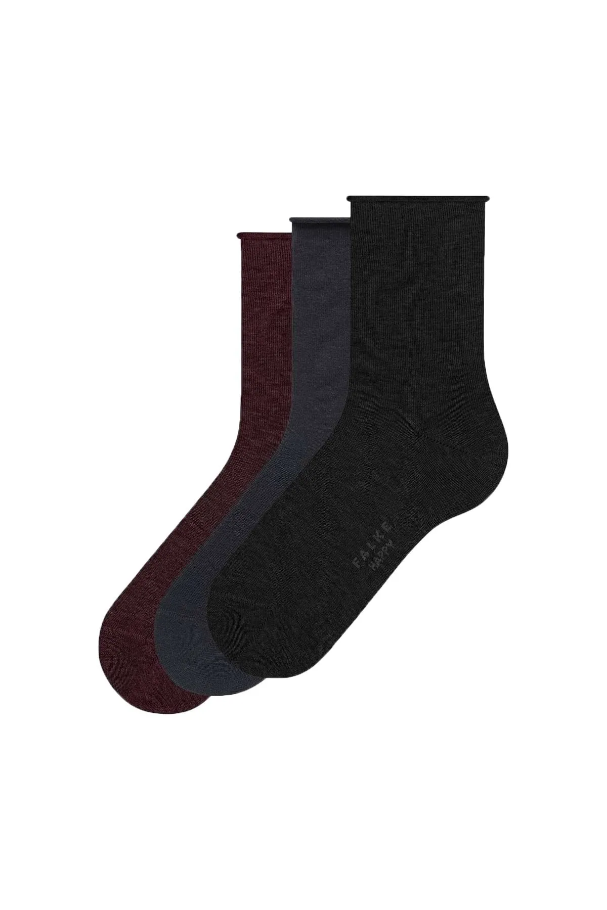 FALKE  Damen Socken 3er Pack - Happy Box, Kurzsocken, Geschenkbox