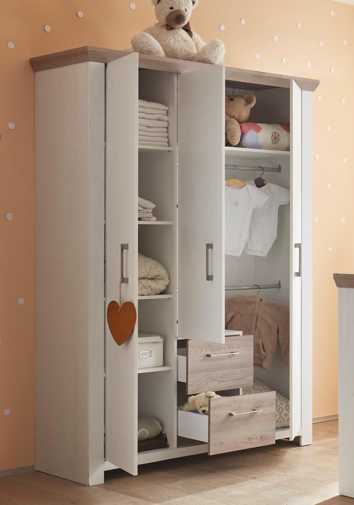 Mäusbacher Kinderkleiderschrank Stralsund Kleiderschrank, 3-türig