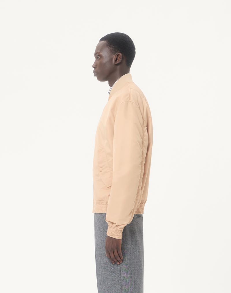 Valentino bomberjack van nylon met V-gouden accenten