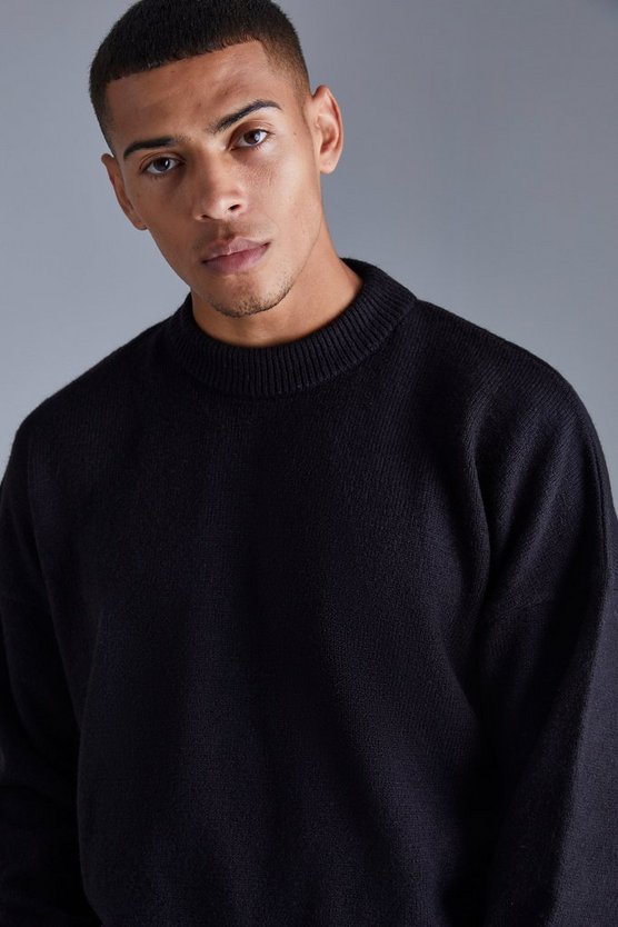 Kastiger Strickpullover