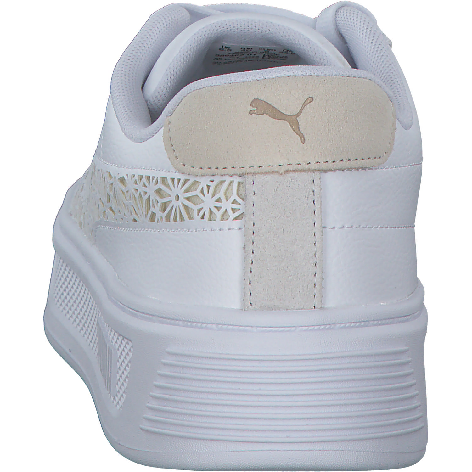 Puma Smash Platform v3 Laser Cut 389403, Schnürschuhe, Damen, white/pris