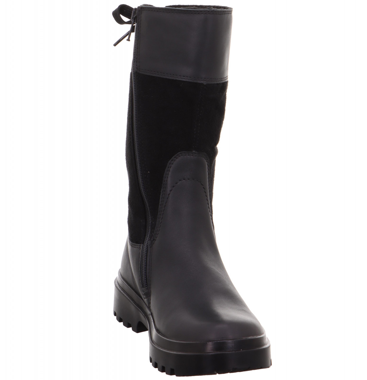 ABBY - SchwarzStiefel mit Reißverschluss