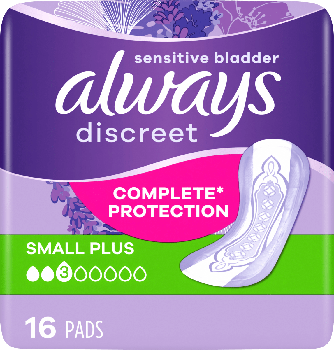 discreet Einlagen Inkontinenz Small Plus, 16 St