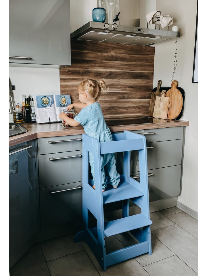 tiSsi tiSsi® Entdeckerturm / Lernturm FELIX mitwachsend taubenblau   günstig kaufen onesize