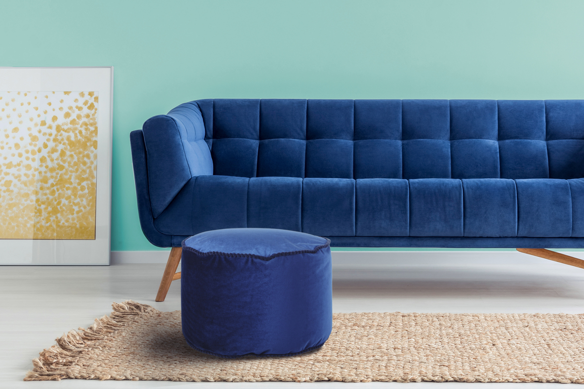 Kayoom Pouf Taj Mahal 125 Blau