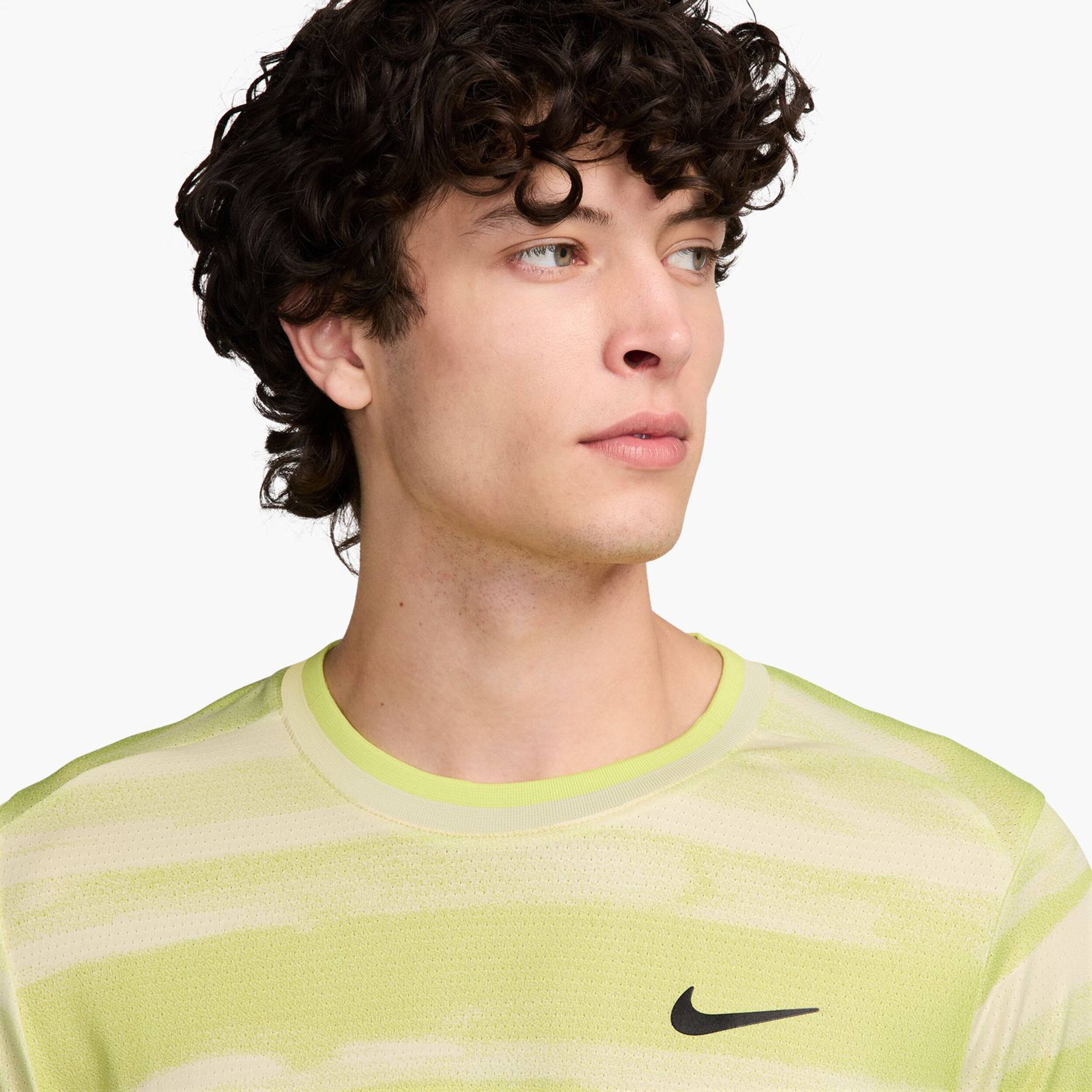 Dri-Fit Advantage Print T-Shirt Herren - Limette