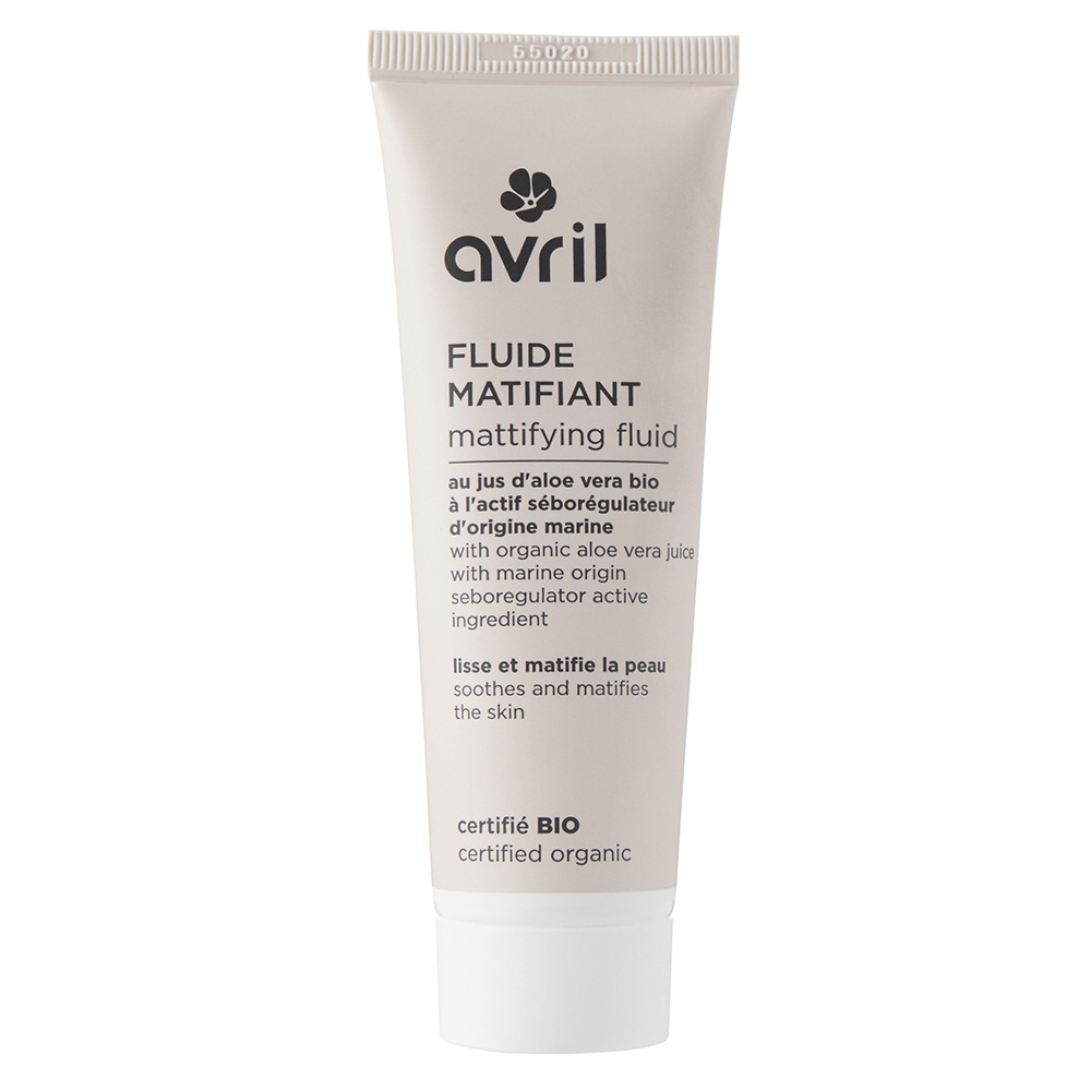 Avril Fluide matifiant certifié bio