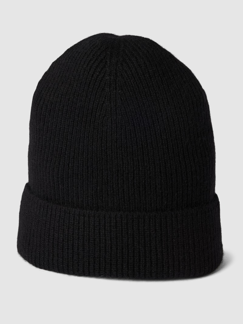 Mütze aus Kaschmir in schwarz