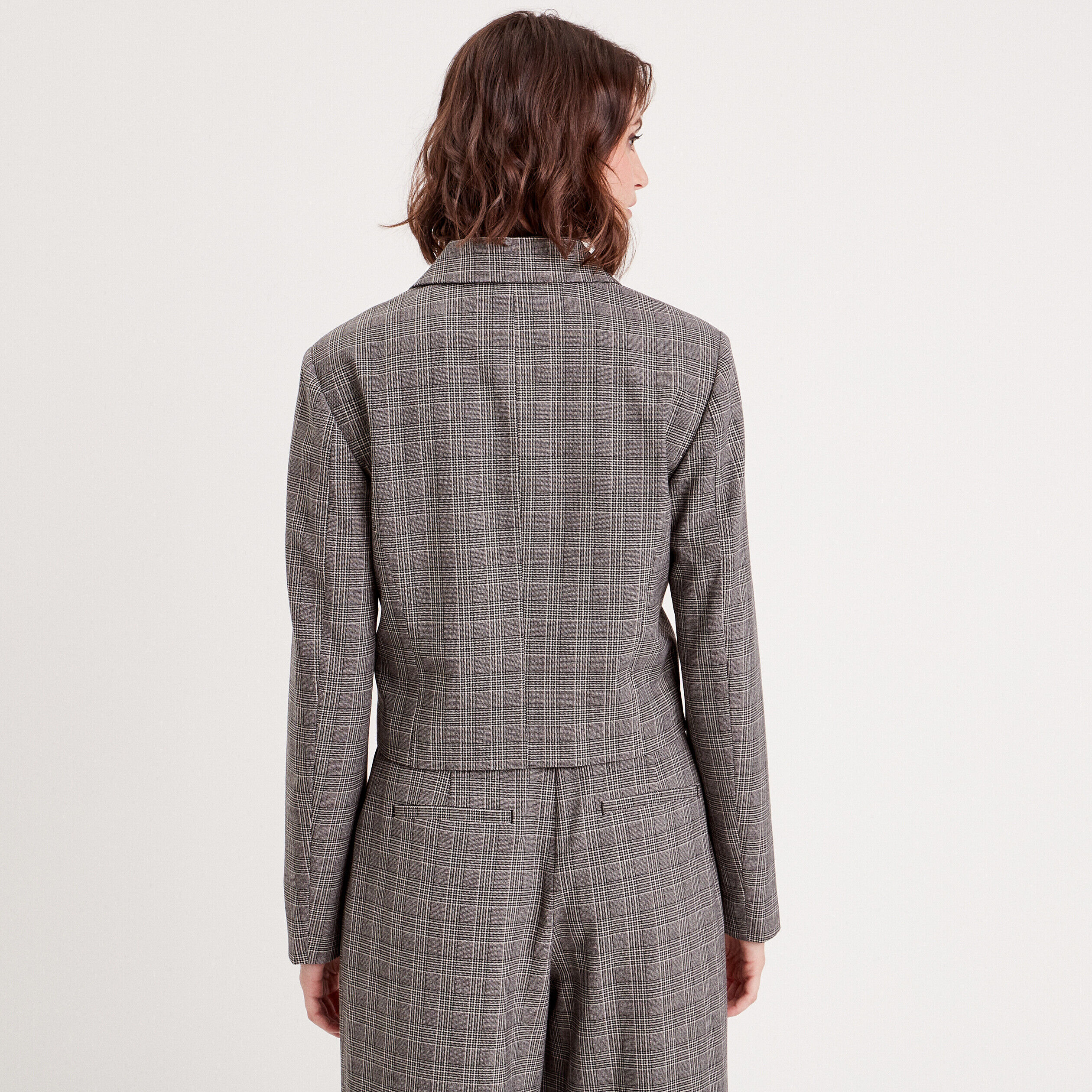 Veste ajustée boutonnée gris femme | Cache Cache