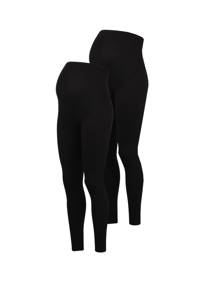 petit amour Julia Umstandsleggings Doppelpack in Schwarz günstig kaufen