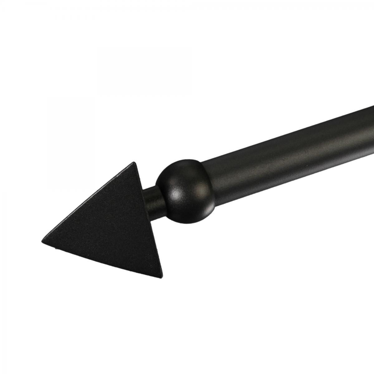 Bella Casa Endstück Spear für Gardinenstangen ø 20 mm, anthrazit, 1 Stück