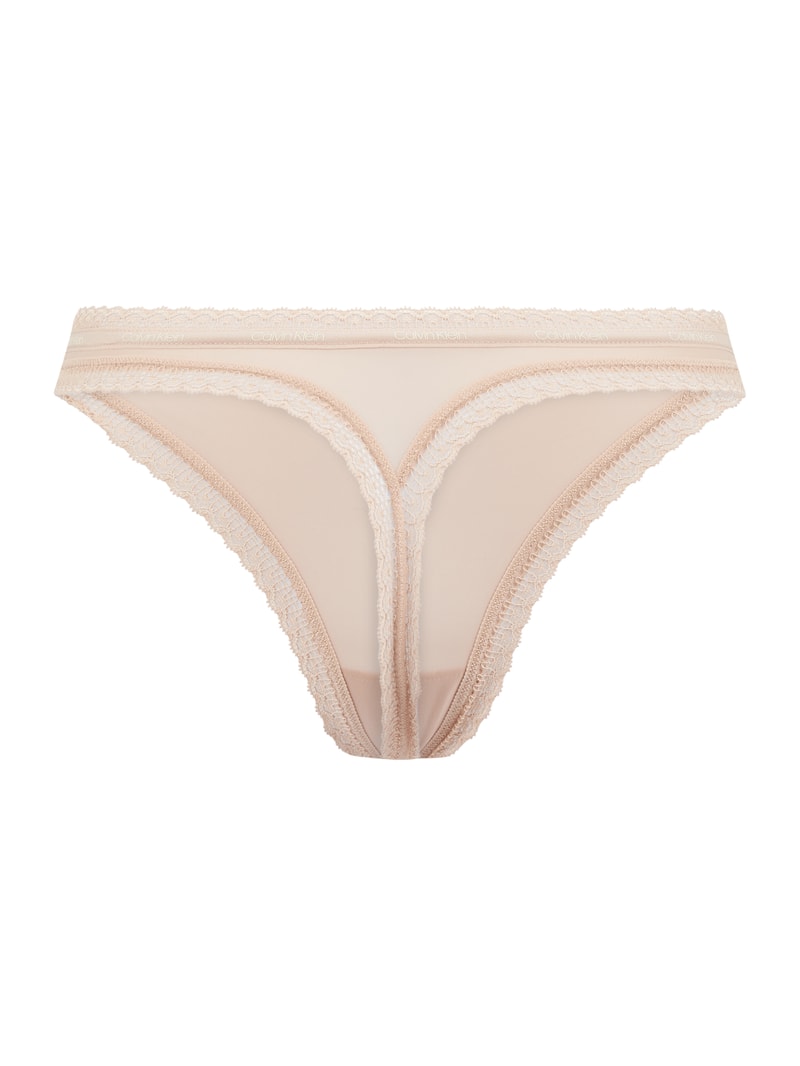 String aus Mikrofaser in hellrosa