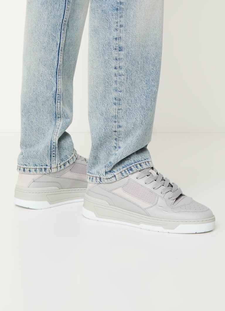 Buty sportowe Filling Pieces Cruiser Crumbs ze skóry z detalami z siateczki