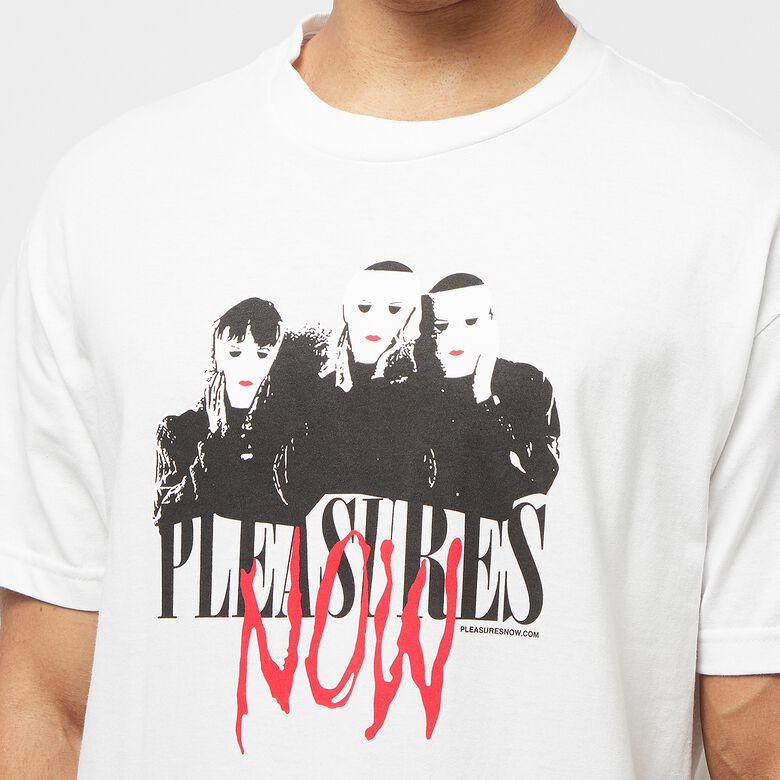 Pleasures Masks T-Shirt white