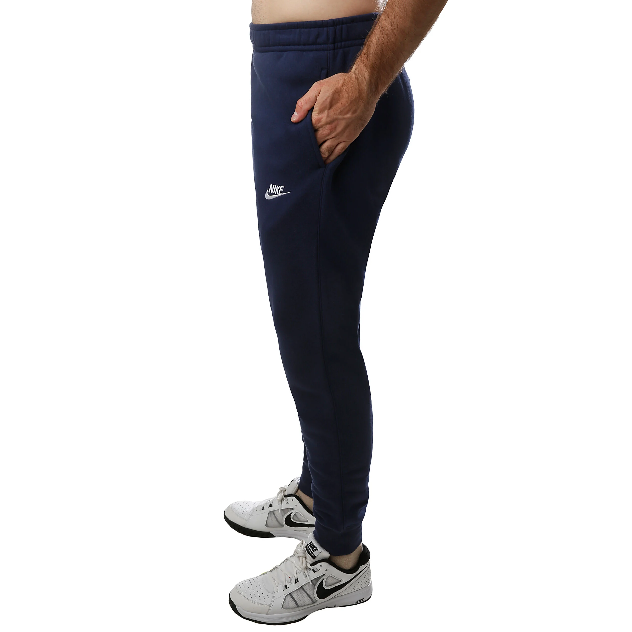 Sportswear Club Fleece Trainingshose Herren - Blau, Weiß