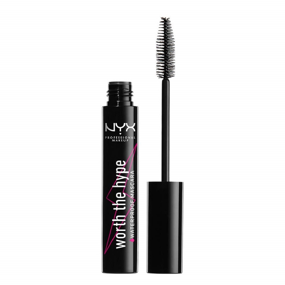 NYX Professional Makeup Worth The Hype Mascara Waterproof Volume et Longueur, Formule Enrichie en Huile de Jojoba