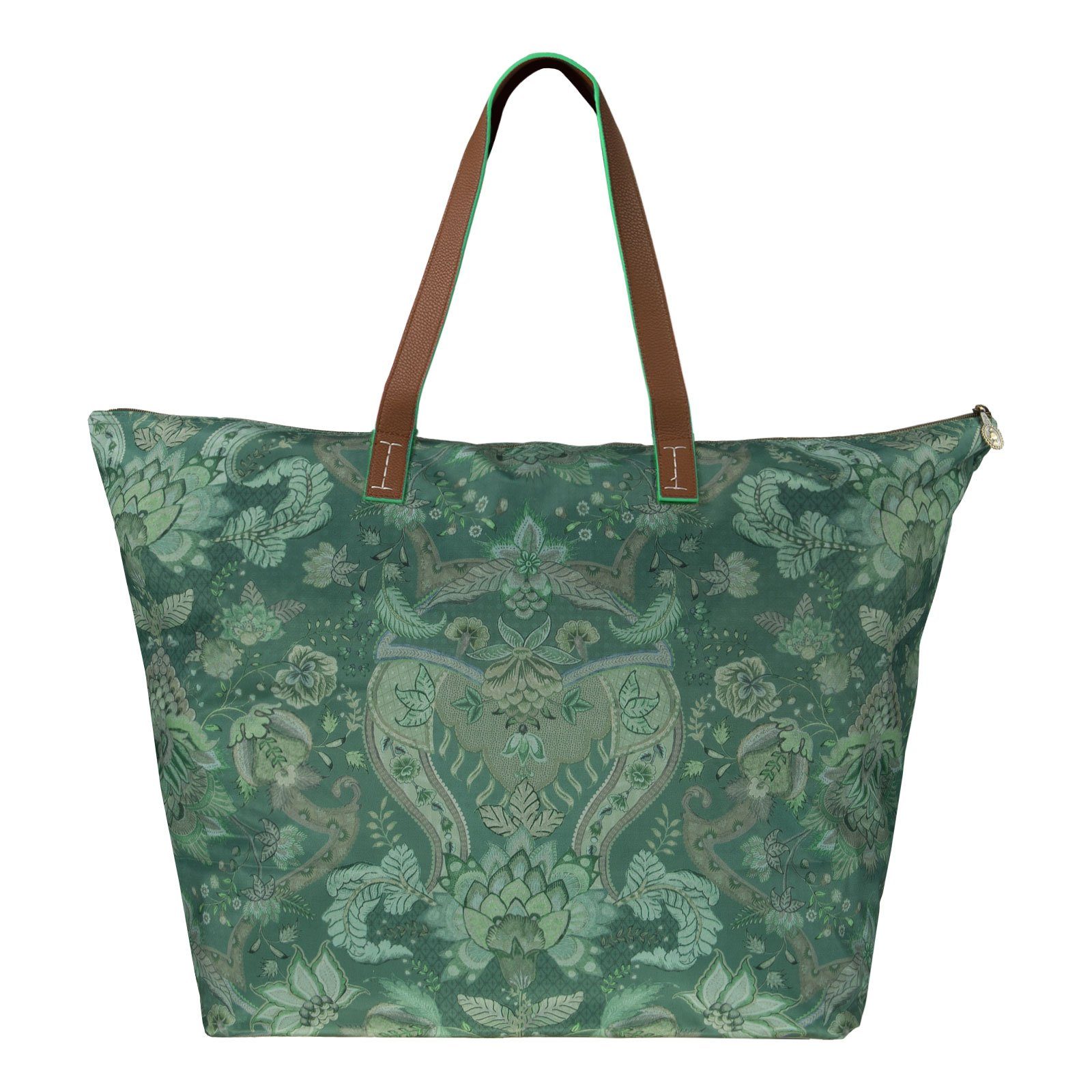 PiP Studio Beautycase Tote Bag Kyoto Festival, mit edlem Ton-in-Ton Blumenprint