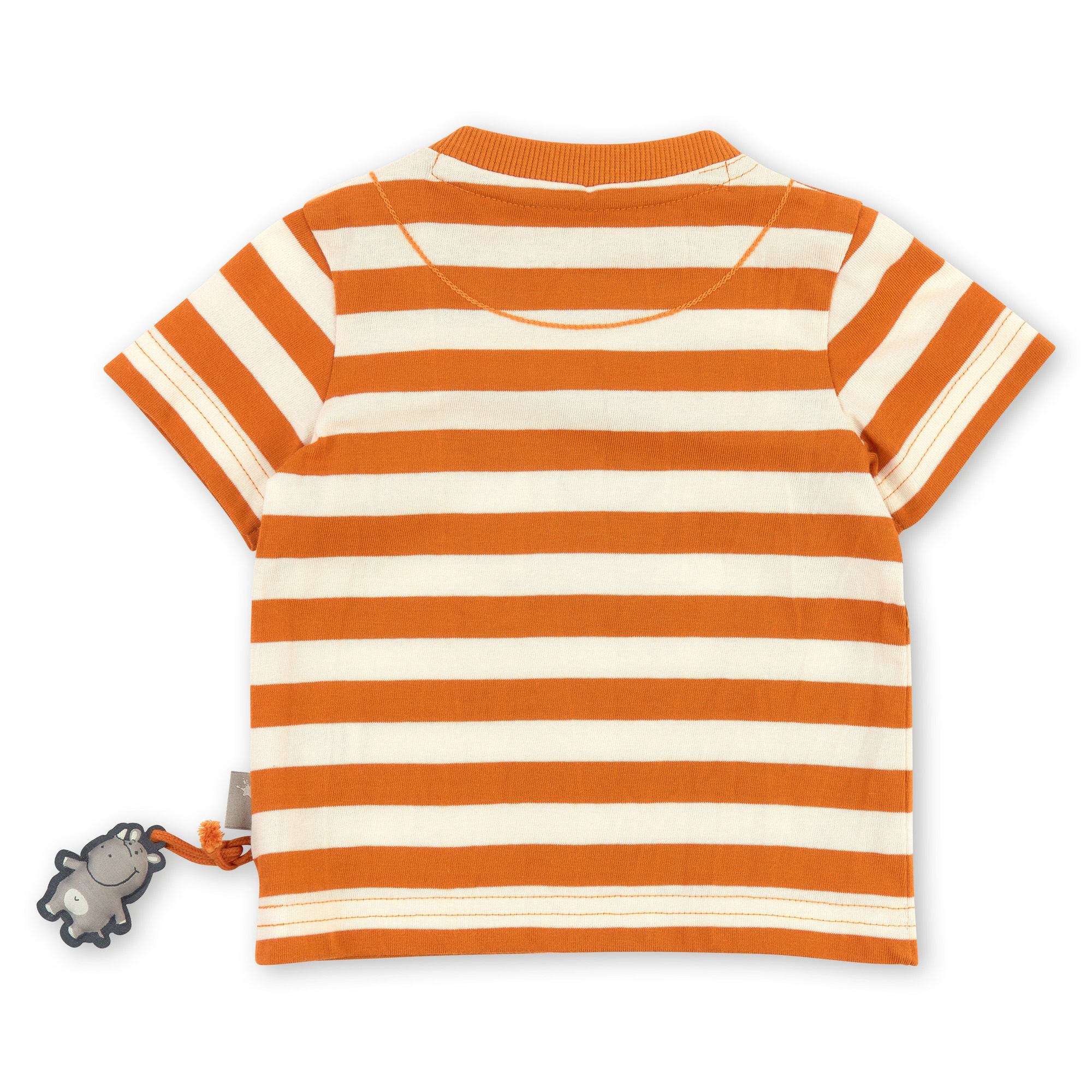 Baby T-Shirt orange/weiß