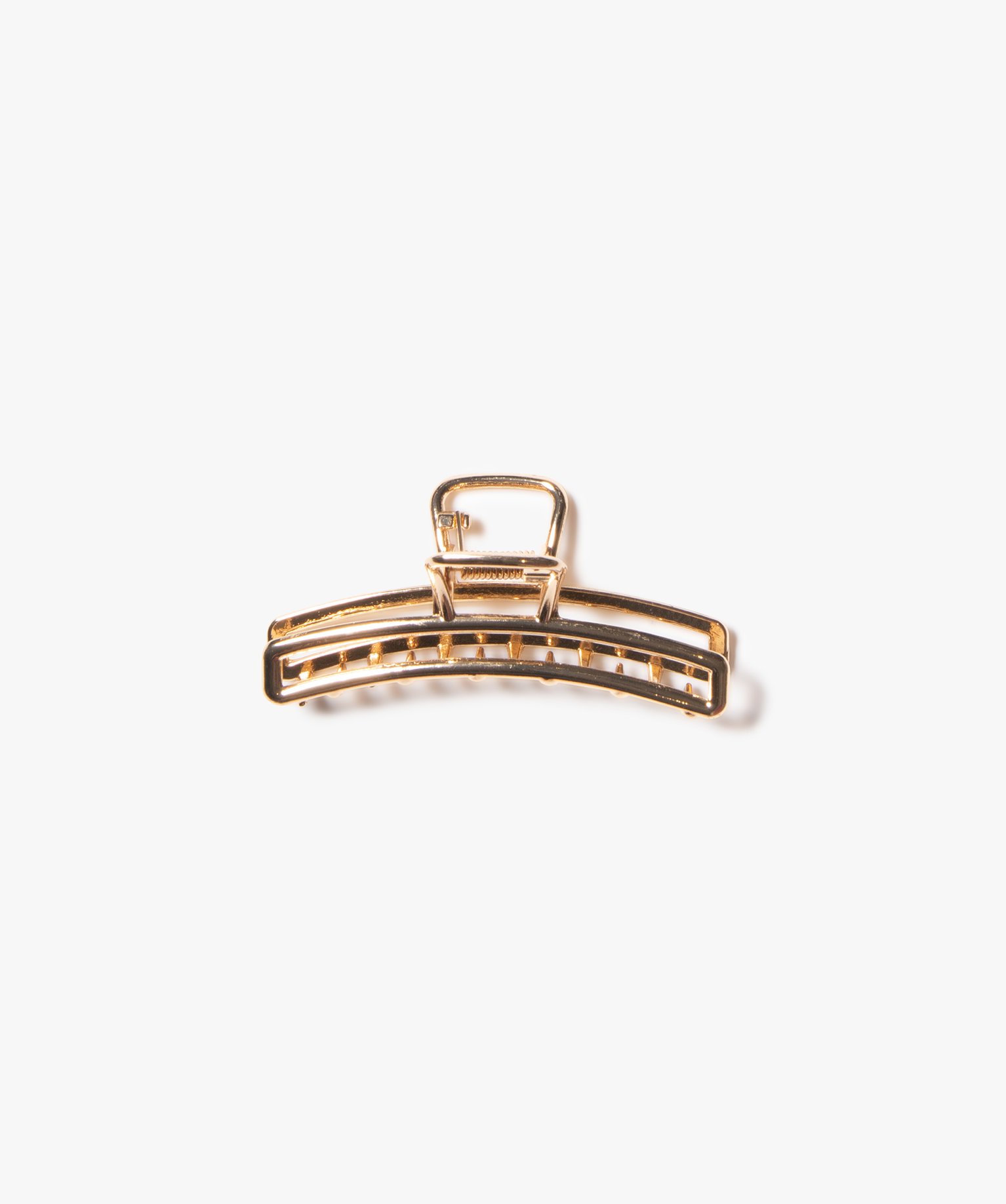 Pince crabe femme en métal or | GEMO