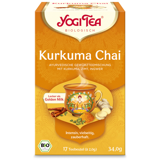YOGI TEA Kurkuma Chai Bio Filterbeutel  17X2.0 g  Filterbeutel