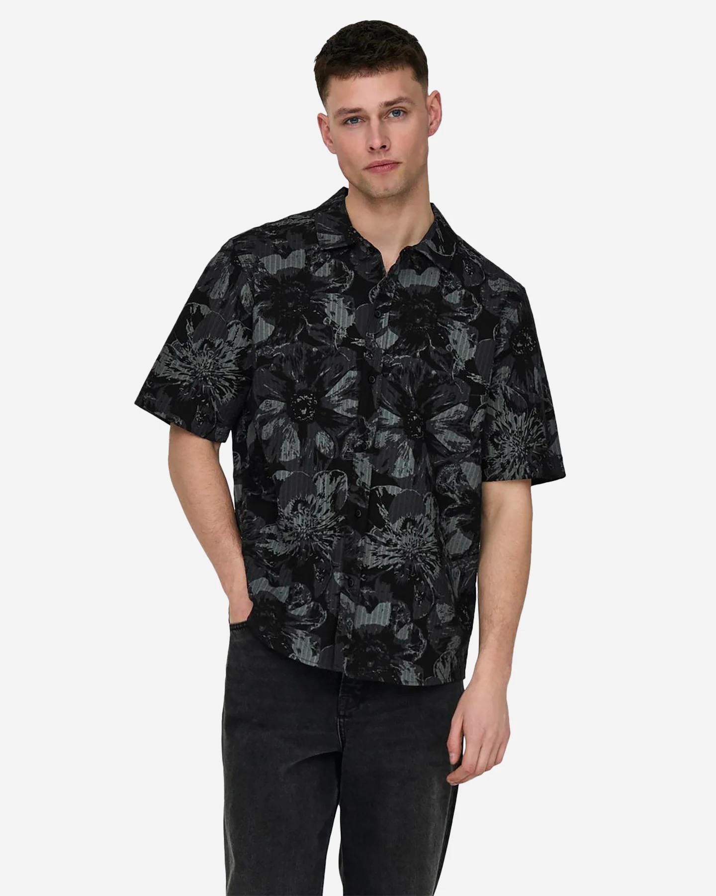 Camicia Only & Sons Nicolai Seersucker M 22028356-C-N10