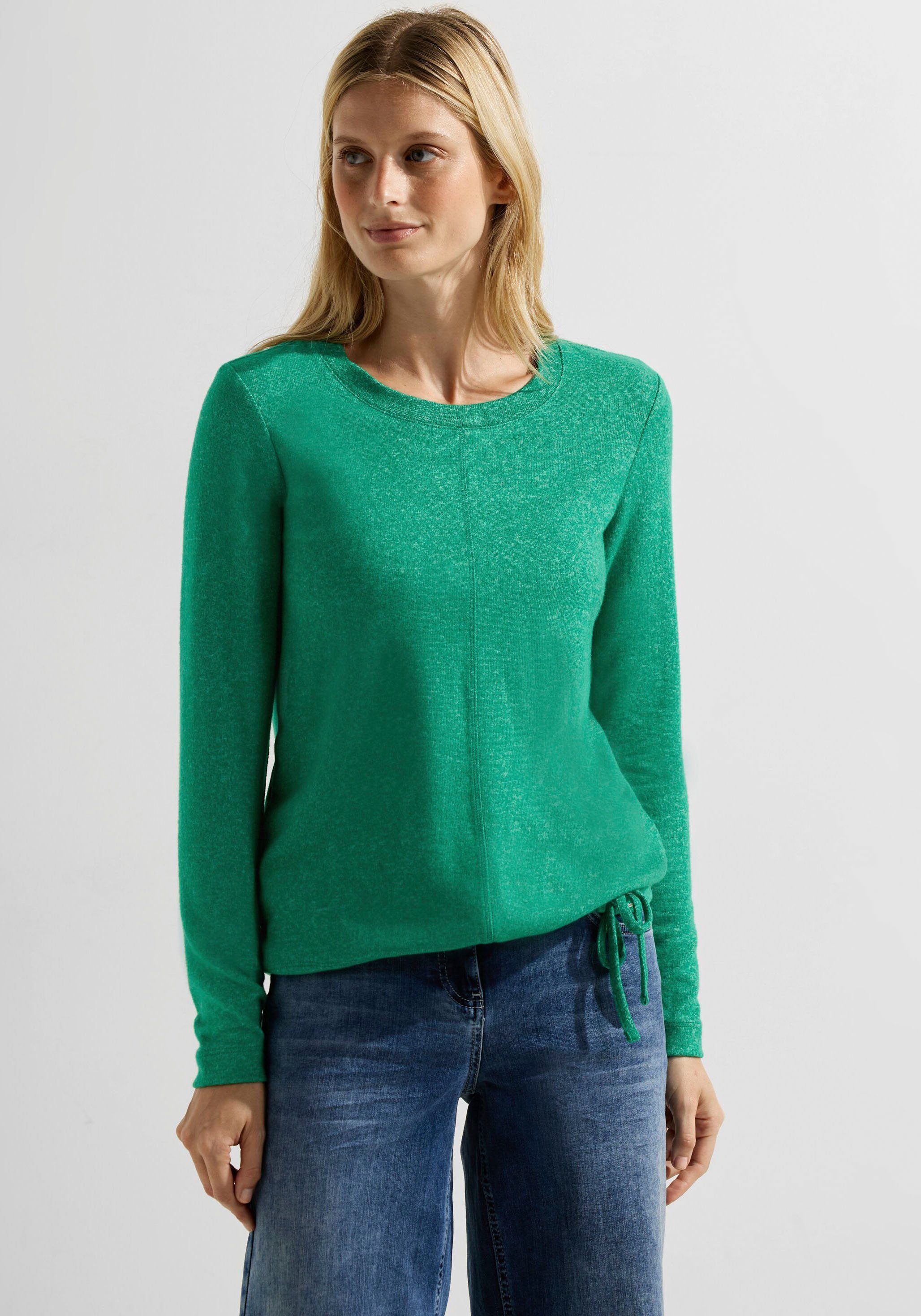 Cecil Sweater mit Tunnelzugband im Saum