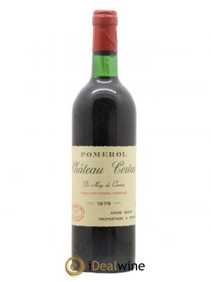 Château Certan de May  1975 - Lot de 1 Bouteille