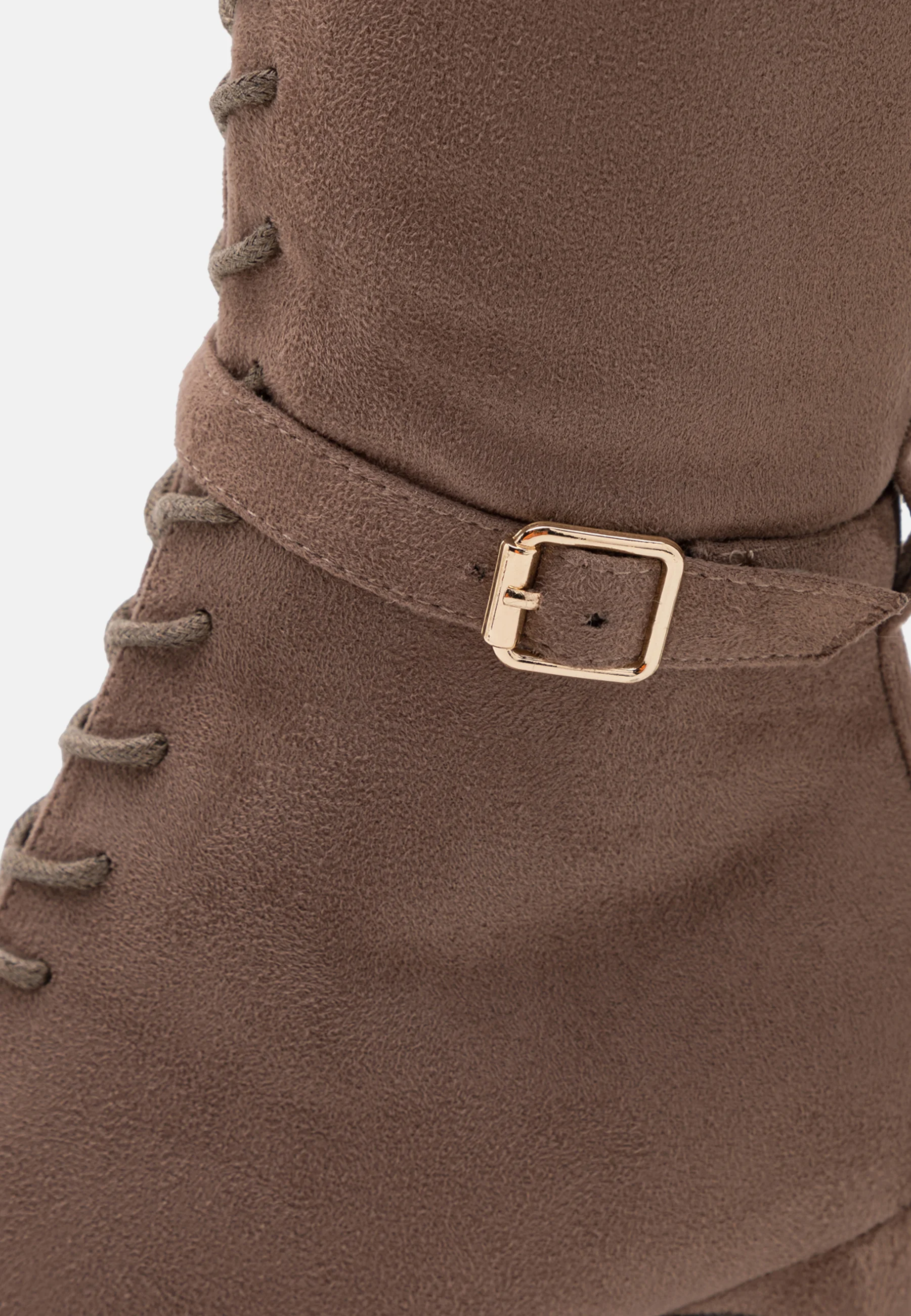 Botas de plataforma de corte ancho Anna Field