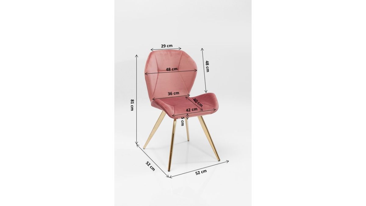 KARE Stuhl Viva Rosa