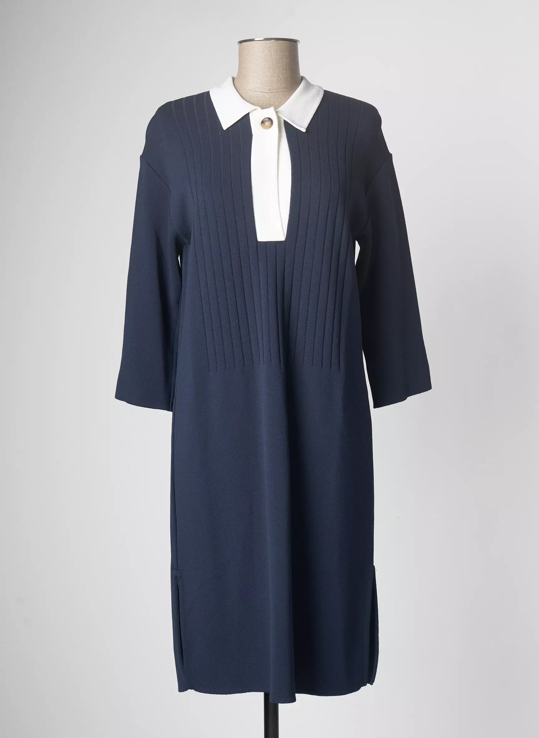 Devernois Robes Mi Longues Femme couleur bleu