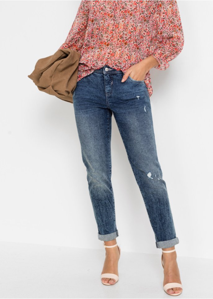 Boyfriend-Jeans aus Bio-Baumwolle