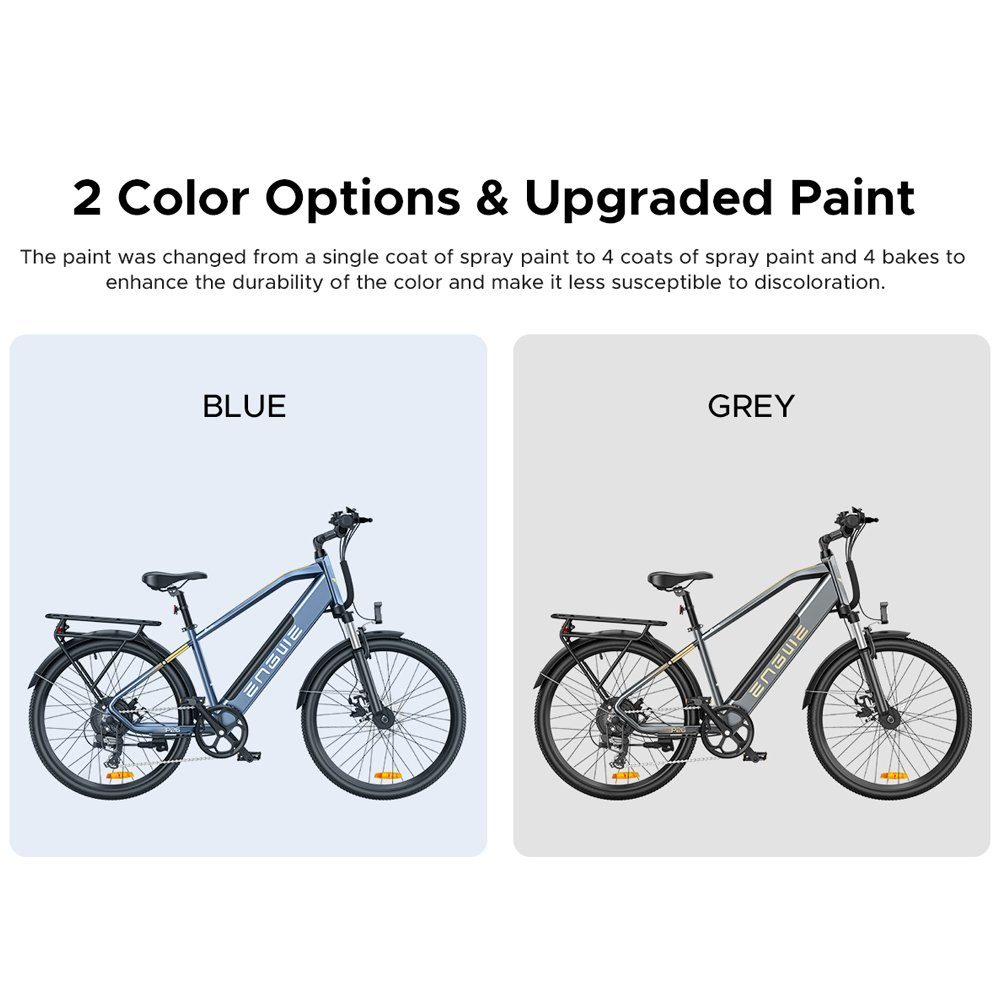 A Ade E-Bike 26-Zoll Elektro Mountainbike mit Aluminiumrahmen, 7 Gang SHIMANO Schaltwerk, Automatikschaltung, 250W Heckmotor, Akku Li-lon 36V17Ah /612wh