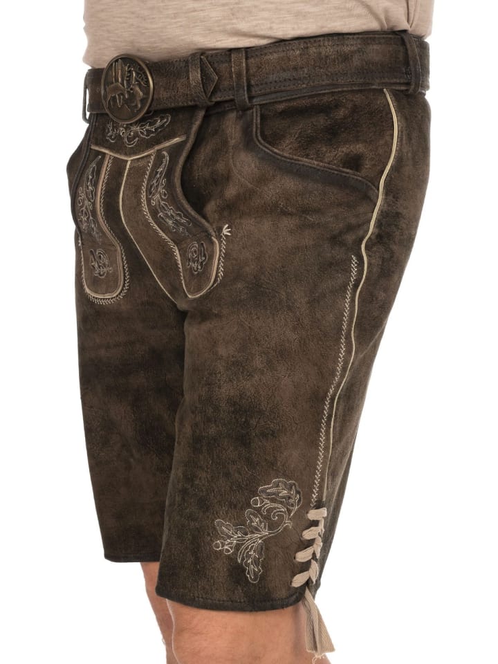 Spieth & Wensky Lederhose DETTELBACH in braun günstig kaufen