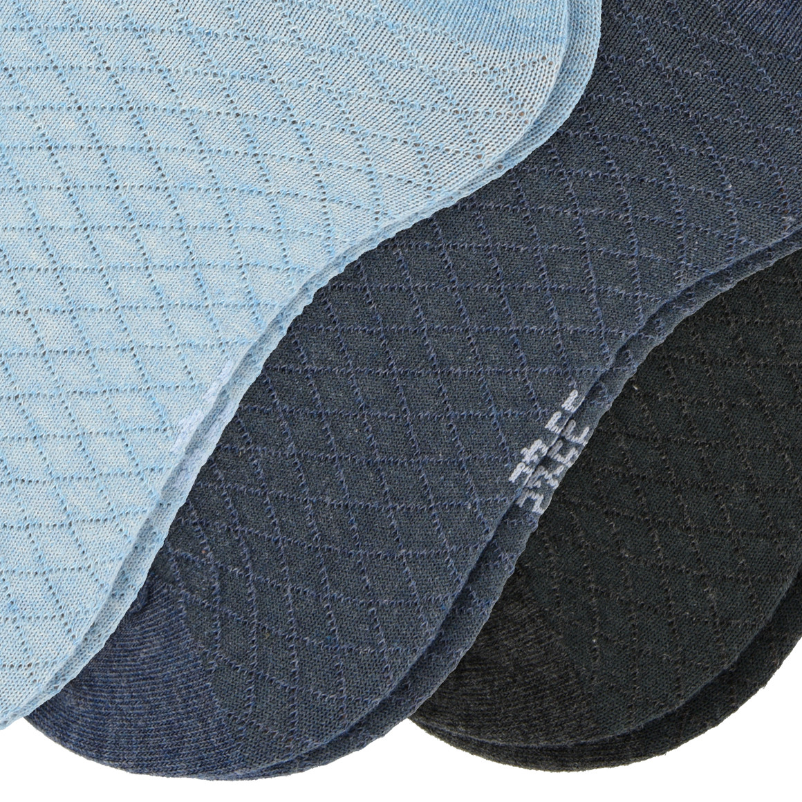 3 Paar Damen Socken mit Ajour-Muster
