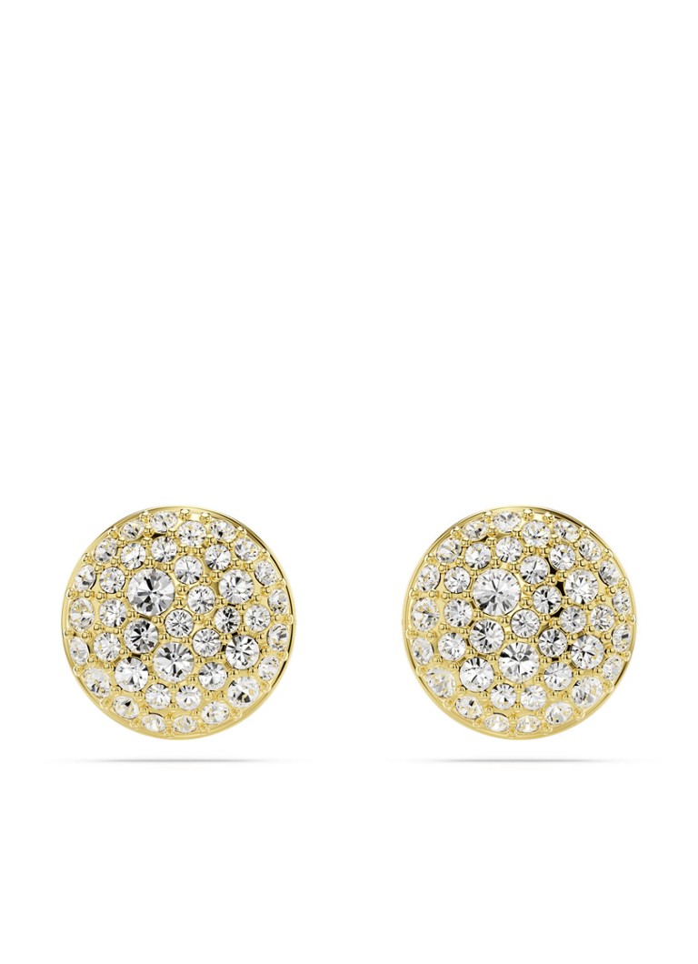Swarovski Meteora gold-plated stud earrings