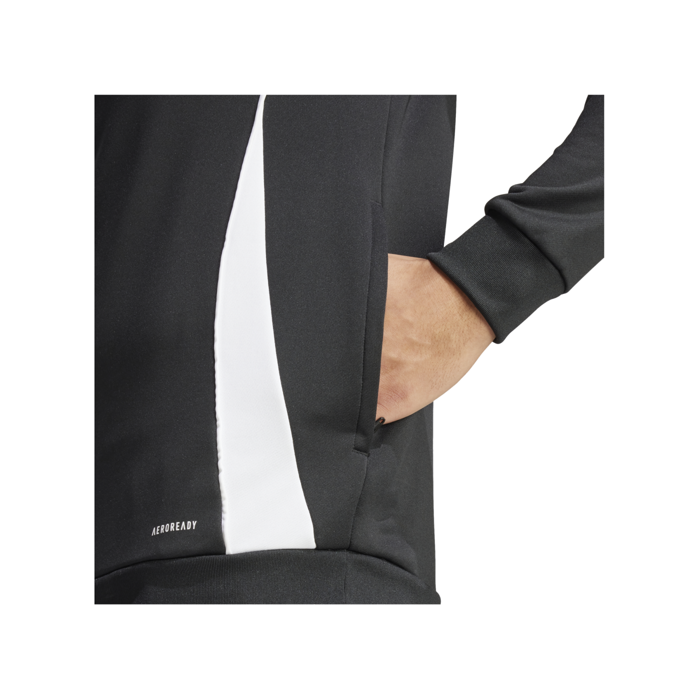 adidas Tiro 24 Hoody Schwarz Weiss