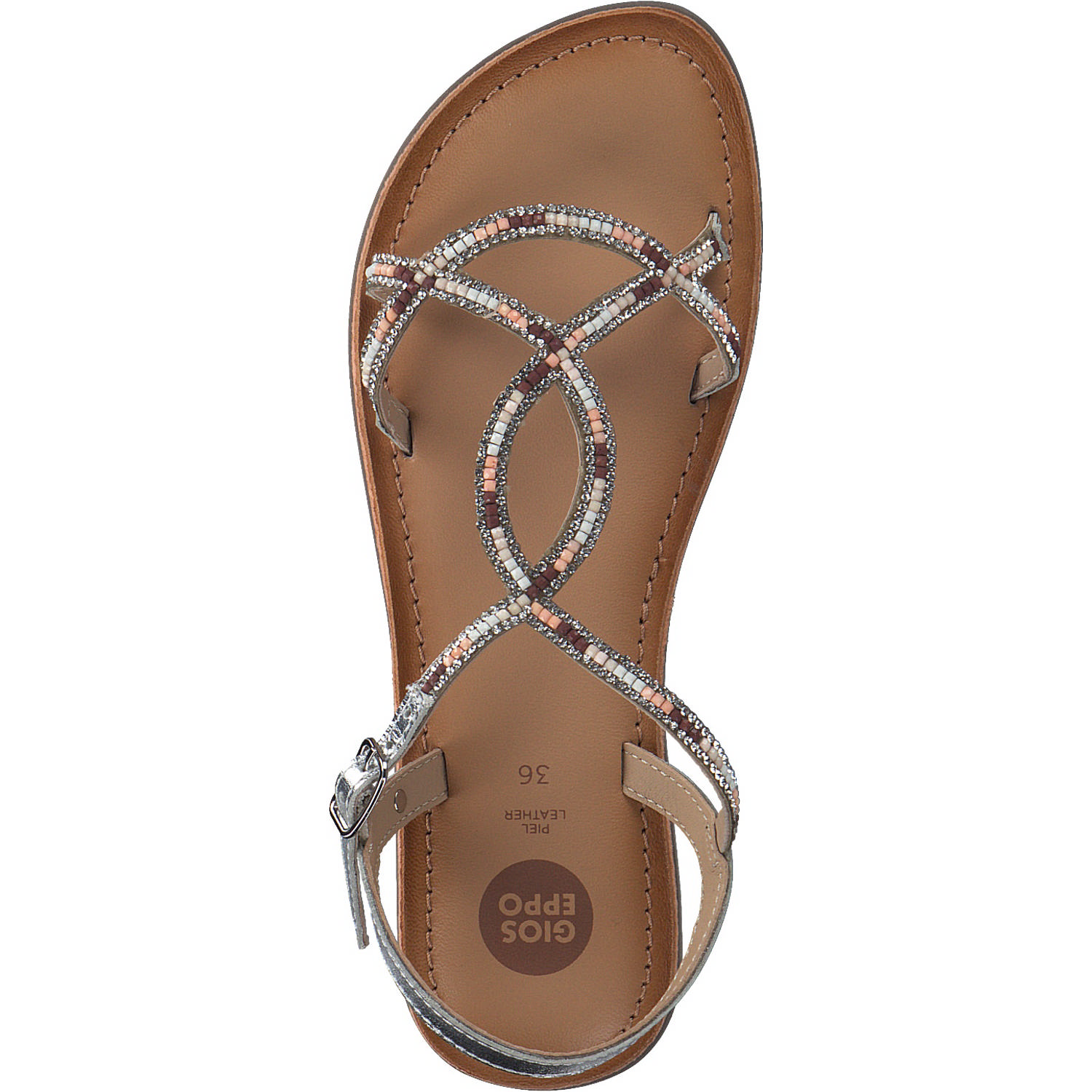 Gioseppo 65826, Sandalen (Kinder), Kinder, Silber