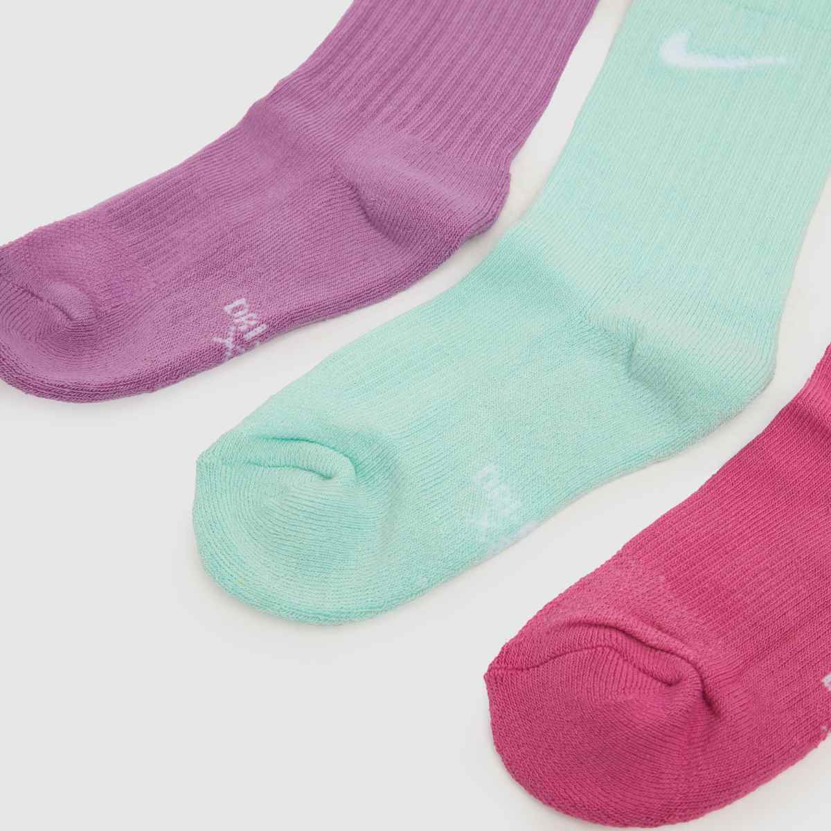 Nike multifärgade basic barnstrumpor 6-pack