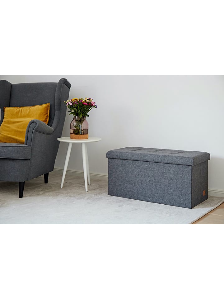 STORE IT Aufbewahrungsbank in Anthrazit - (B)76 x (H)38 x (T)38 cm günstig kaufen onesize