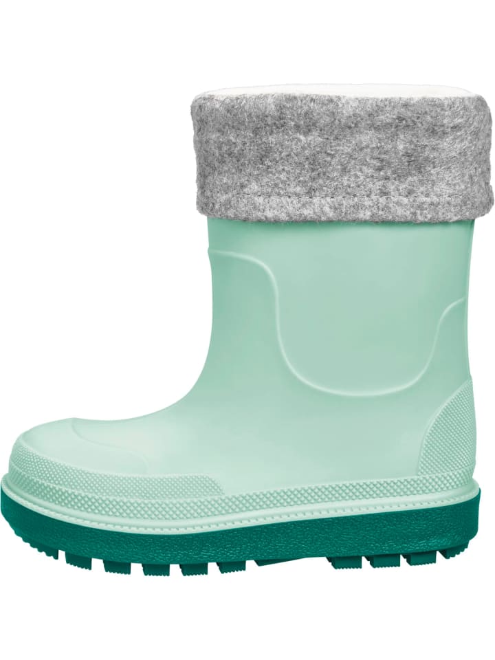 Playshoes Regenstiefel mit Futter in grün günstig kaufen