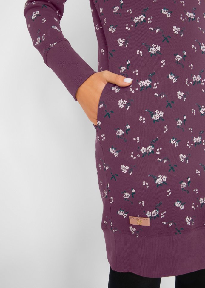 Sweatkleid, bedruckt