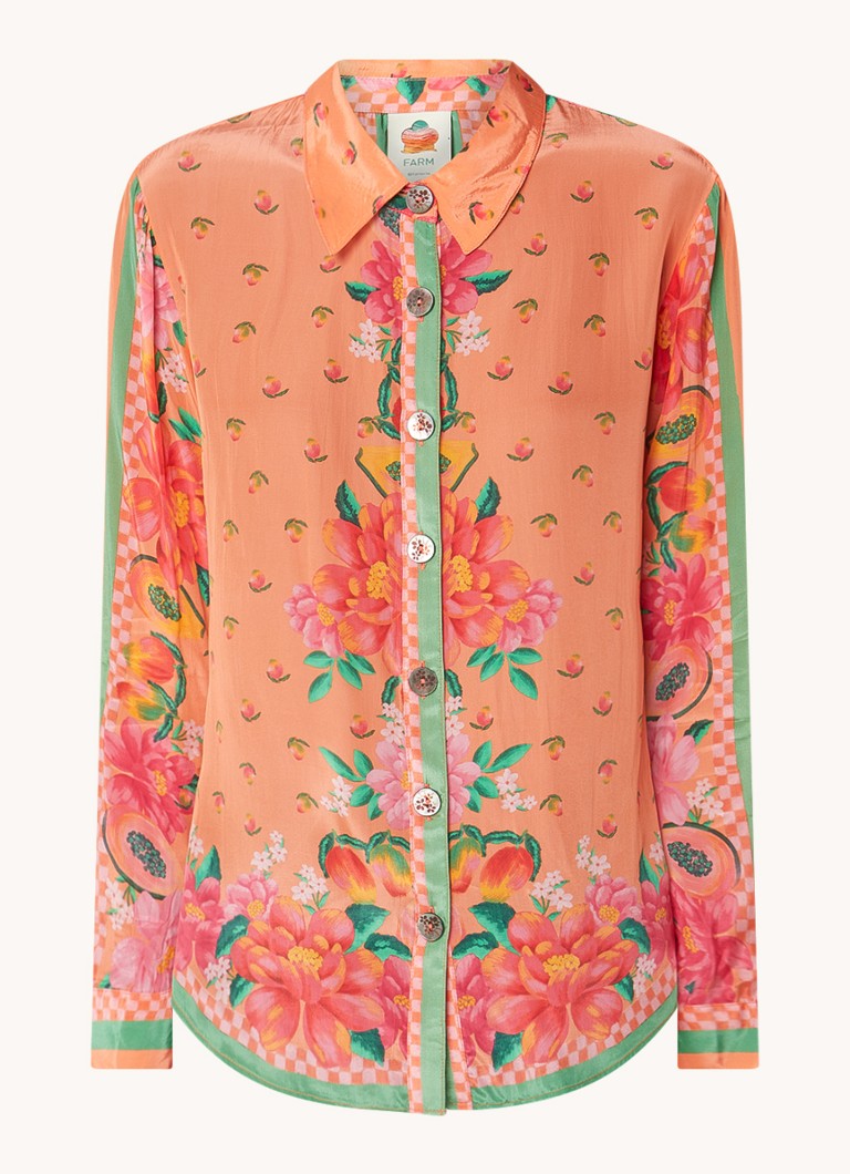 Farm Rio  Blouse met bloemenprint