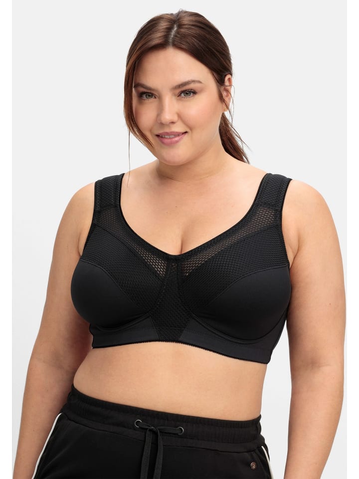 sheego Sport-BH in schwarz günstig kaufen